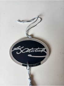 Resim HeiN Atatürk İmzası 1938 Çift Taraflı Ayna Pleksi Araba Dikiz Aynası Süsü 