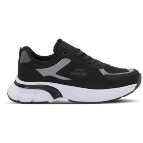Resim Slazenger ZOSIA Kadın Siyah / Koyu Gri Koşu & Yürüyüş Spor Ayakkabısı 