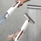 Resim Mini Küçük Mop 1 Takım, 1 Mini Mop / 1 Sünger Mop Başlığı İçerir, Banyo, Araba, Pencere, Cam Temizliği vb. için Uygun, Süper Emici 