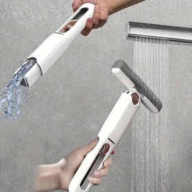 Resim Mini Küçük Mop 1 Takım, 1 Mini Mop / 1 Sünger Mop Başlığı İçerir, Banyo, Araba, Pencere, Cam Temizliği vb. için Uygun, Süper Emici 