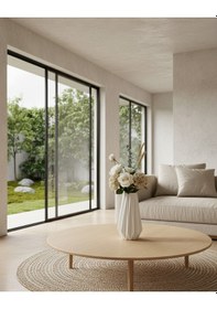 Resim Elana Design Tria Vazo - Modern Tasarımlı Şık Çiçek Vazosu Beyaz 