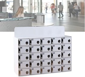 Resim Anahtarlı Cep Telefonu Soyunma Kutusu Güvenli Cep Telefonu Depolama Kabini Spor Salonu Sınıf Fabrika Yüzme Havuzu 60 Yuvaları Mevcut 