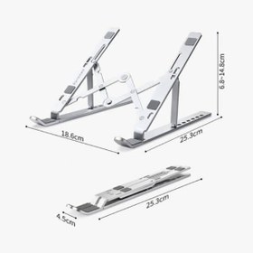 Resim Protonust Yükseklik Ayarlı, Katlanabilir Alüminyum Laptop Standı Çantalı 10"-15.6" Portatif Pratik Stand 