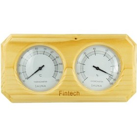 Resim Ahşap Sauna Termometresi ve Higrometresi Kombine 