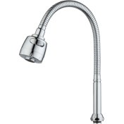 Resim Yayke Oynar Baslıklı Spiralli Mutfak Lavabo Başlığı Tazyikli Su Tasarruflu Krom Kobar 