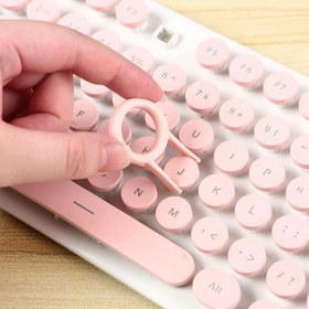 Resim C 7 İN 1 Klavye Kulaklık Ve Ekran Temizleme Seti, PEMBE 