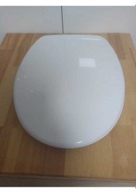 Resim Beyaz Klozet Kapağı Akdeniz Nkp Beyaz 