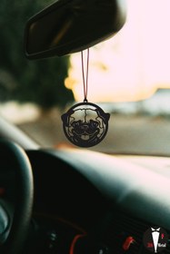 Resim Oyunzu Araba Süsü Metal Tatlı Bulldog Dikiz Aynası Süsü Hediyelik 