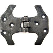 Resim Antika Tarz Dekoratif Pirinç Fit Menteşe - 67 Mm, Oksit 