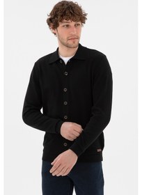 Resim U.s. Polo Assn. Erkek Siyah Hırka Triko 50298272-vr046 Siyah 