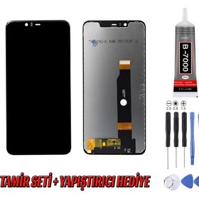 Resim Genos Casper Via P3 Lcd Ekran Çıtasız Siyah Montaj Kiti Hediye 