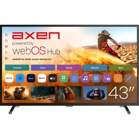 Resim Axen AX43DIL540 43" 109 Ekran Uydu Alıcılı Full HD Smart LED TV 