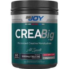 Resim Bigjoy Sports Kreatin Creabig Creatine 420gr 60 Servis Vişne Monohydrat 