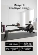 Resim T-231 Manyetik Kondisyon Küreği / Paslanmaz Çelik / 8 Kademeli Direnç Ayarı / 68 Cm Ray Uzunluğu 