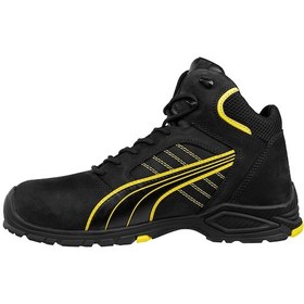 Resim Puma Safety Amsterdam Mid Alüminyum Burunlu İş Botu S3 Src Siyah - Sarı 