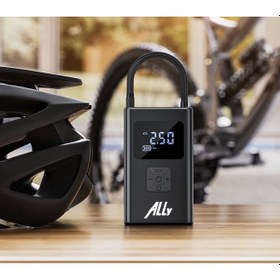 Resim Kablosuz Şarjlı Hassas Ölçüm Araba Kompresörü Oto Kompresör Lastik Şişirme Pompası Tır Kamyon Vs. 