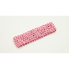 Resim Deniz Party Store Pembe Örgü Lastikli Bebek Saç bandı Bandana 1 Adet 