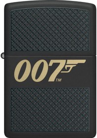 Resim Zippo 218 Bond Bt 007 Gun Logo Çakmak Çok Renkli 