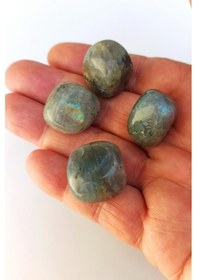 Resim Açık Renk Labradorit 50 Gram Tamburlu Parçalar 468 