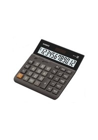 Resim Casio Hesap Makinası Masa Üstü 12 Haneli Hesap Makinesi Siyah 