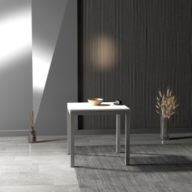 Resim Merlan Yemek & Toplantı Masası - S / Gri 