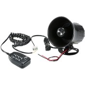 Resim Folinda 12v 30w Araba Motosiklet Hoparlörü, Altı Sesli Konuşma Fonksiyonu, Plastik Ve Metal Malzeme 