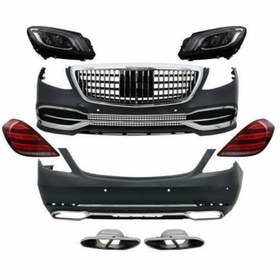 Resim Mercedes W222 S Serisi 2014-2020 Uyumlu May Bach Body Kit 