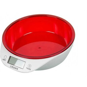 Resim Epilons Crown Dijital Lüks Kefeli Mutfak Terazisi 5 Kg Çıkarılabilir Ölçü Kabı Terazi Tartı Gram 