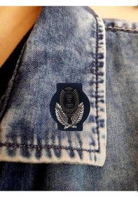 Resim Apolet Yaka Iğnesi Rozet 