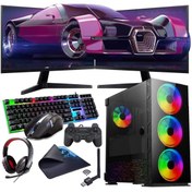 Resim I5 10400F 16GB 1TB m2 6GB GTX1660S Çift 24" Monitörlü (Gaming SET) Rogame