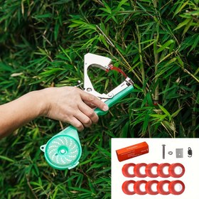 Resim Üzüm ve Domates Sarmal Ayarlama Makinesi Seti, Domates ve Salatalık Dikim Ayarı, Gül Yol Kenarı Yeşil Bitki ve Çeşitli Sap ve Sarmal Bitki Sabitleme ve Demetleme, Dayanıklı Değer Seti, 10 Rulo Bant + Bir Kutu Çivi ile Birlikte 