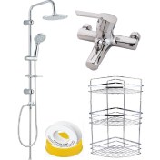 Resim Arçe Delta Banyo Bataryası Lüx Robot Duş Seti Lüx 3 Lü Köşelik Teflon Bant 