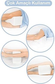 Resim Luti Concept Ortopedik Bacak Arası Yastık Destek Minderi Yan Yatış Yastığı Ergonomik Hamile Pozisyon Yastığı 