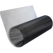 Resim Mufunye Siyah Alüminyum Otomobil Izgara Ağı - 6x12mm Kesilebilir Evrensel Model 