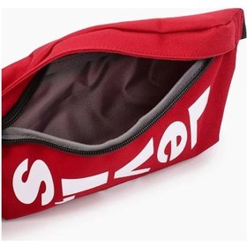 Resim Levi's Erkek Small Banana Sling Kırmızı Bel Çantası - Wordmark -3800501230 Kırmızı 
