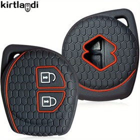 Resim Silikon Uzaktan Araba Anahtar Kılıfı Tutucu Anahtar Kapak Anahtarlık Zuzuki için Swift SX4 Klasik Celerio Ciaz Liana Jimny için 