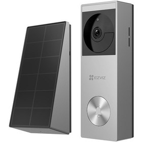 Resim Ezvız Hp3-pro Güneş Panelli Pille Çalışan 2k Görüntülü Kapı Zili Vveezv0019 
