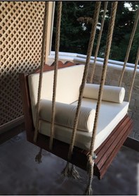 Resim Bamena Wood Granch Ahşap Salıncak 