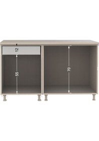 Resim Tdesıgno Mila Mutfak 180 Cm Tezgah Dahil Değil Beyaz - Meşe 