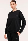 Resim WB AURA BSC 16OV82 4PR Siyah Kadın Sweatshirt Kinetix
