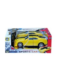 Resim Uzaktan Kumandalı Robota Dönüşen Araba Bumblebee Şarjlı Full 