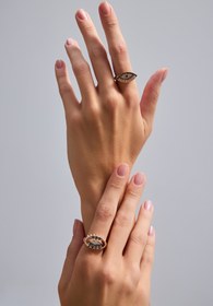 Resim LUCKY EYES DIAMOND RING - Yellow Gold / 13 