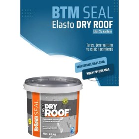 Resim Btm Seal Elasto Dry Roof Reçine Esaslı Su Yalıtım Malzemesi 20 kg 