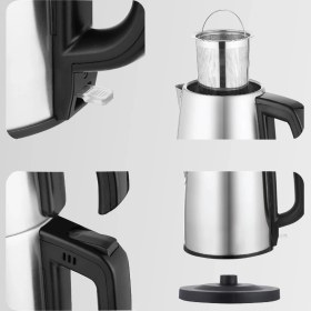 Resim Miletto Inox 2000W Gizli Rezistanslı Otomatik Çay Makinesi 2,9 Lt - MT20G 