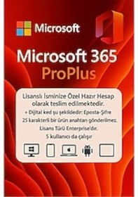 Resim Mıcrosoft Office 365 Professional 2024 Dijital Lisans Hesap 