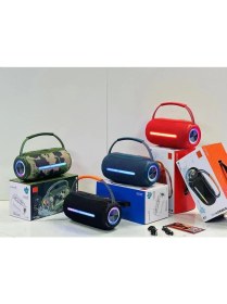 Resim Torima Bluetooth Hoparlör Rgb Işıklı USB TF Destekli Booms Box 360 Siyah 