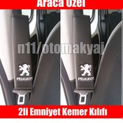 Resim Peugeot 207 Oto Koltuk Deri Emniyet Kemer Aksesuar Kılıfı 