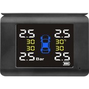 Resim Fortunelane Kablosuz Güneş Enerjili Tpms - 4 Sensörlü Pil Dahili 