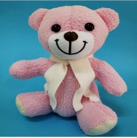 Resim Pembe Peluş Oyuncak Ayıcık Hediyelik 