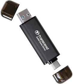 Resim Transcend 2TB USB/Type-C 10Gbps Taşınabilir Harici SSD TS2TESD310C - Siyah 